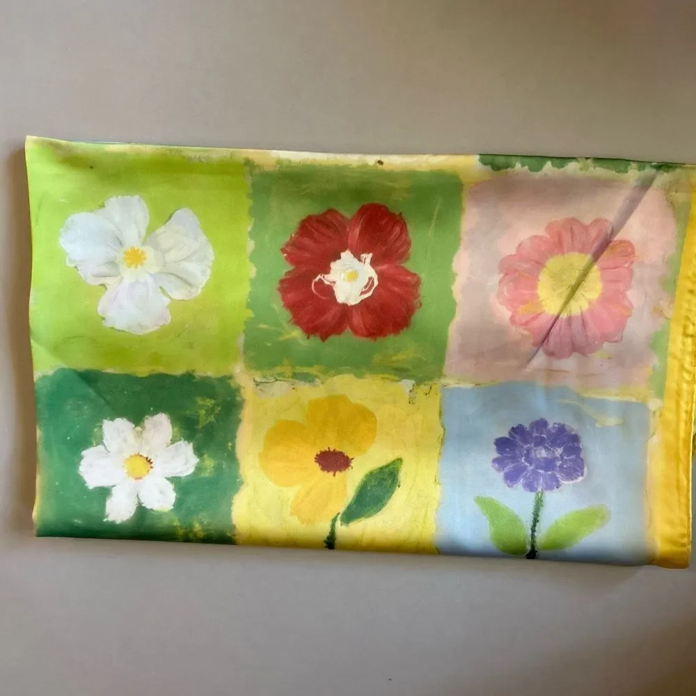Floral Patterned Scarf S82